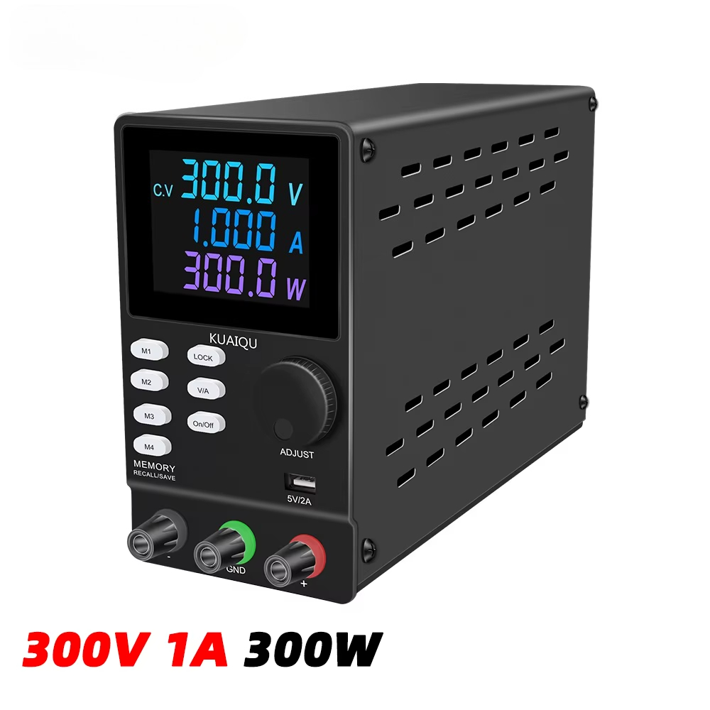 Switching Dc Power Supply 300V 1A - KUAIQU SPPS3001D Color LED Digit Display