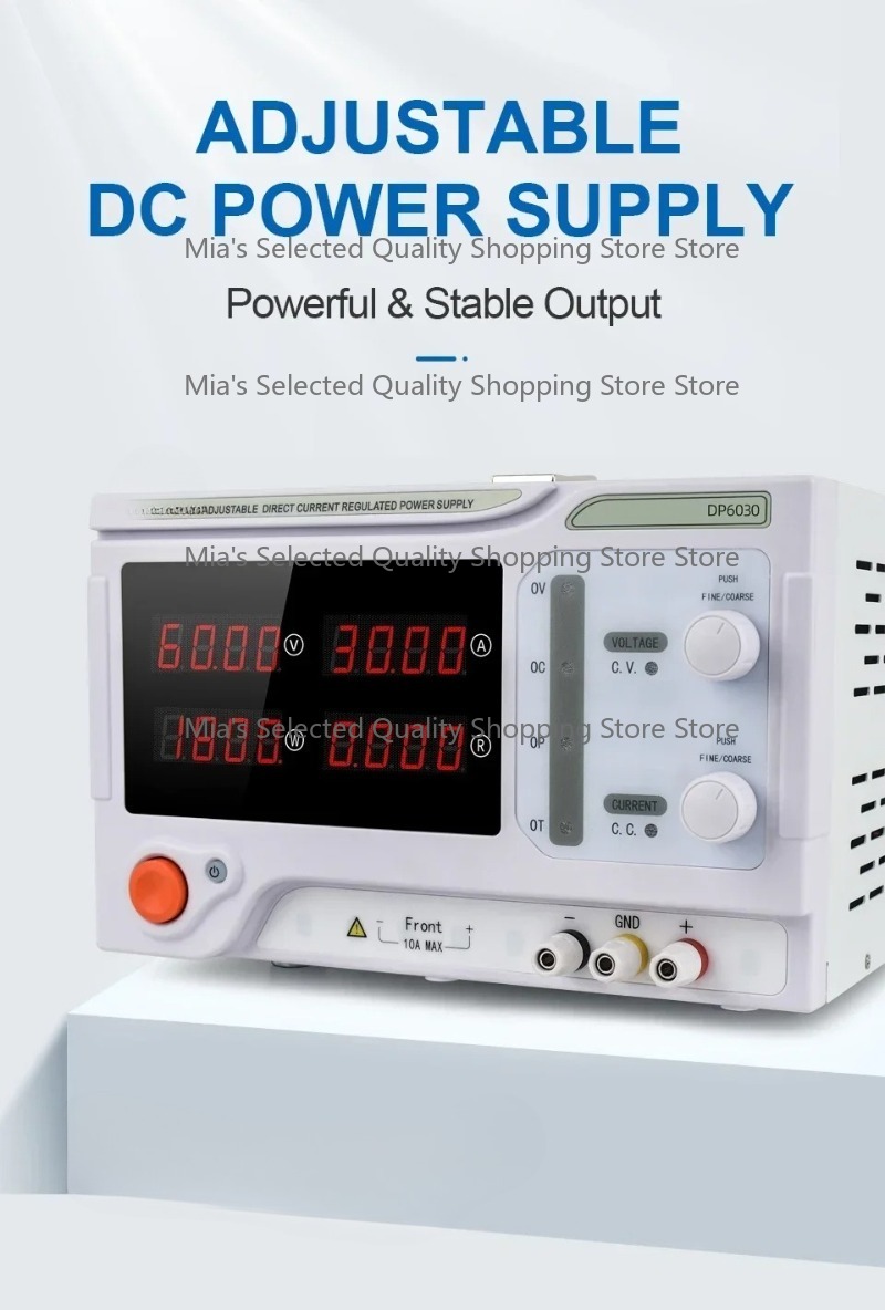 High Power 60V 20A Bench Power Supply - 1800w Digital Switch 60V 30A 24V