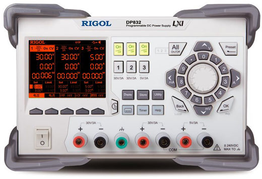 Linear Dc Power Supply Triple Output - Rigol DP832 3 Channels Triple Output