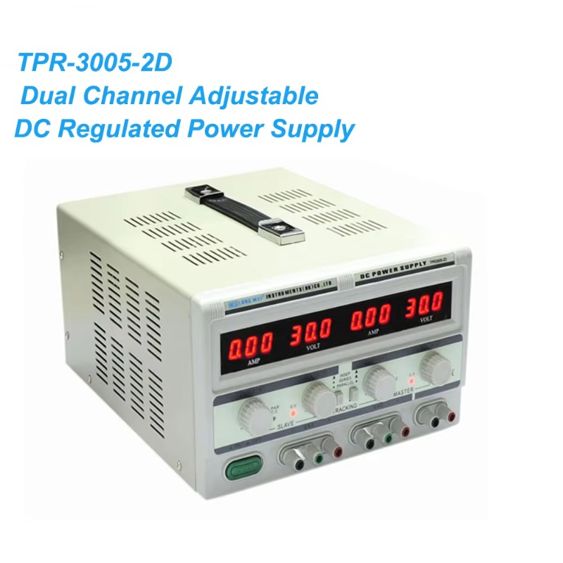 TPR-3005-2D Dual Channel Adjus - огляд і ціна Dual Channel Linear Power Supply 30V 5A