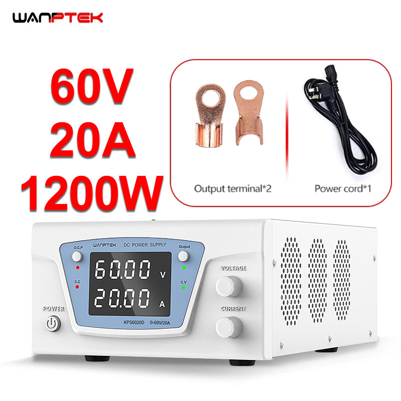 Wanptek Lab DC Power Supply Ad - огляд і ціна High Power 60V 20A Bench Power Supply