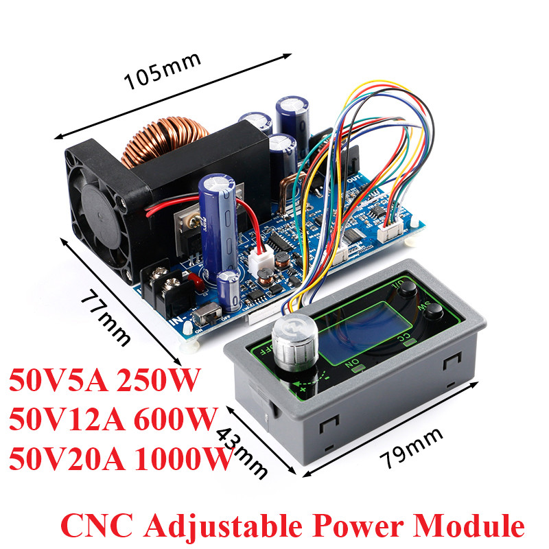 WZ5020L DC 50V5A 250W 50V12A 6 - огляд і ціна Step Down Dc Power Supply Module 1000W