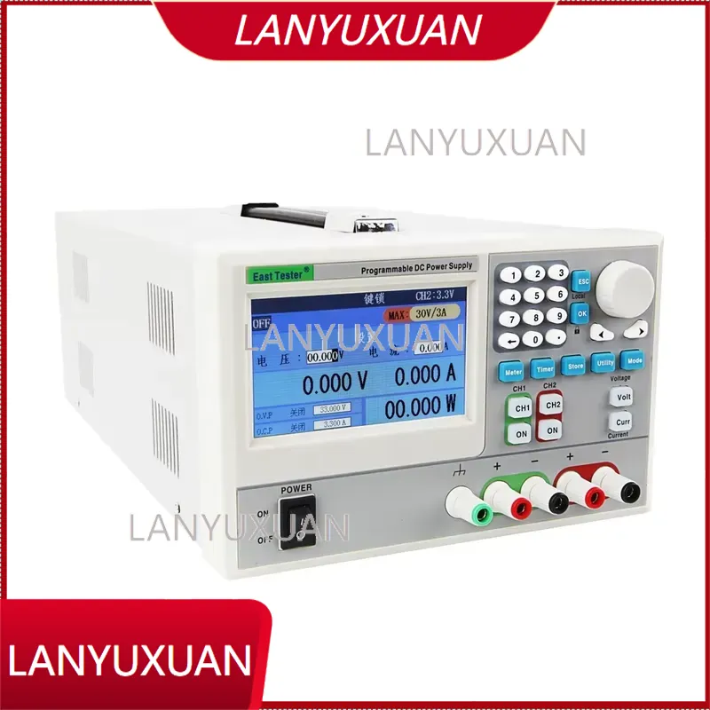 ET ET3721 Programmable Linear  - огляд і ціна Dual Channel Linear Power Supply 30V 5A