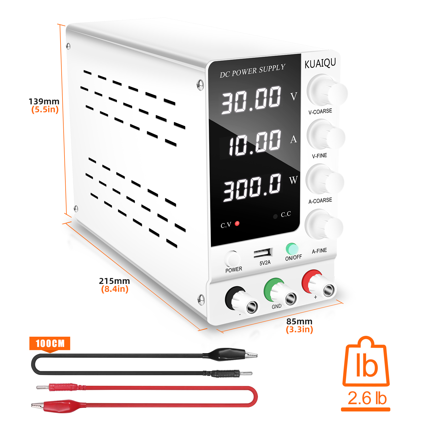 KUAIQU Lab DC Power Supply 30V - огляд і ціна High Power 60V 20A Bench Power Supply